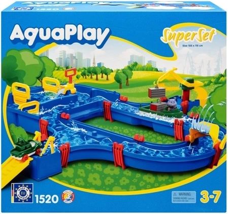 AquaPlay SuperSet waterway track set 105 × 115 cm