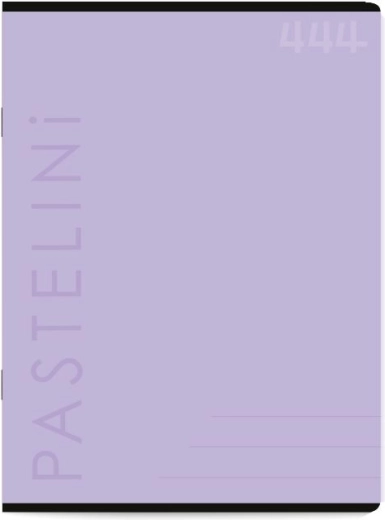 Notebook A4 PASTELINI purple ruled, 40 sheets