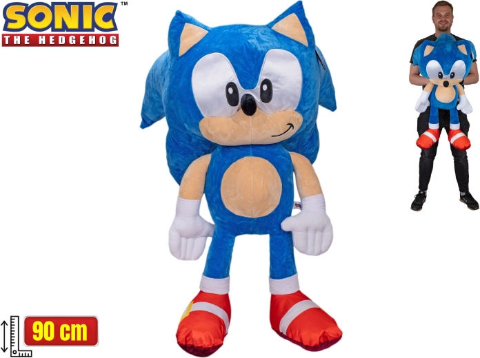 Плюшен таралеж SONIC Classic 90 см