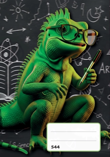 A5 Lined Notebook Iguana - 1 piece