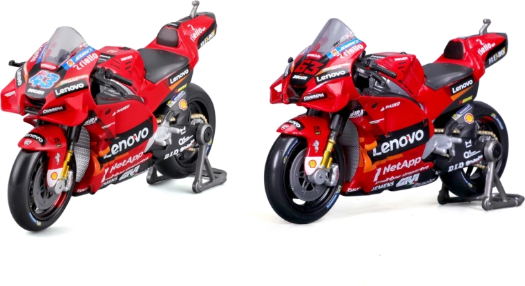 Метален модел на мотоциклет Maisto Ducati Lenovo Team 2022 1:18