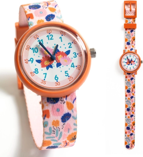 Djeco Flowers Children's Analog Watch