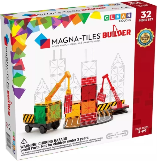 Magna-Tiles magnetic building set Builder (32 pieces)