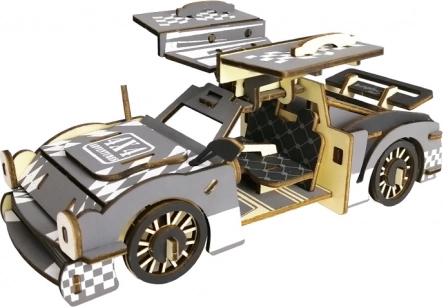 Wooden 3D Puzzle Sports Car Woodcraft