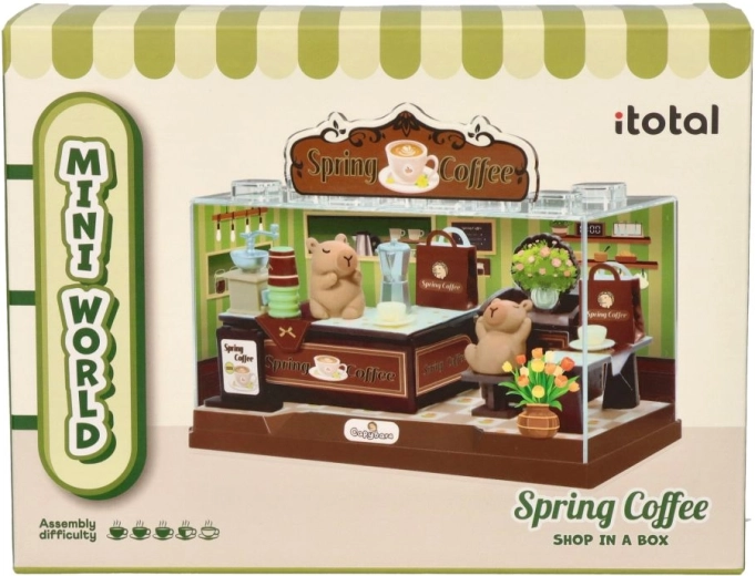 I-Total Mini Diorama Spring Café DIY