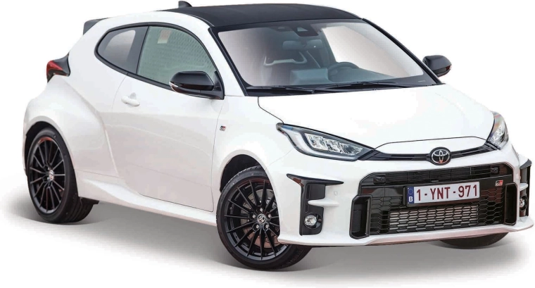 Maisto Toyota GR Yaris 2021 white 1:24