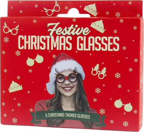 Gift Republic Christmas carnival glasses set of 6 pieces