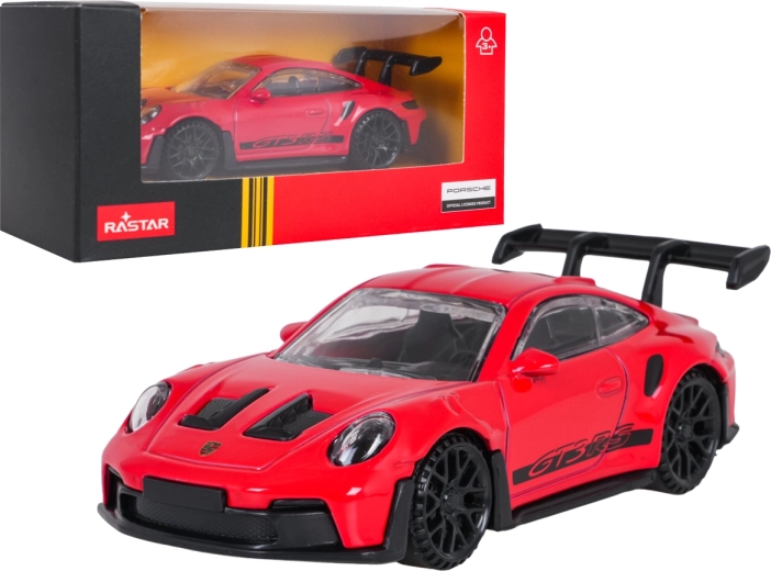 RASTAR Porsche 911 GT3 RS Metal Model, 1:43 Scale, Red