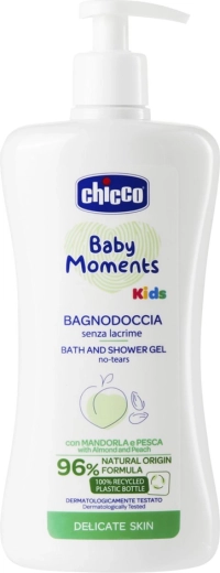 Chicco душ гел Baby Moments Kids 500 мл за деца от 12 месеца