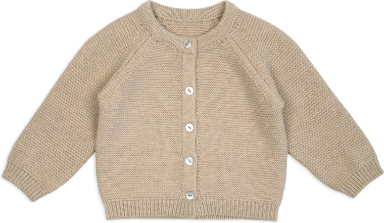 Lodger knitted children’s merino cardigan beige size 56