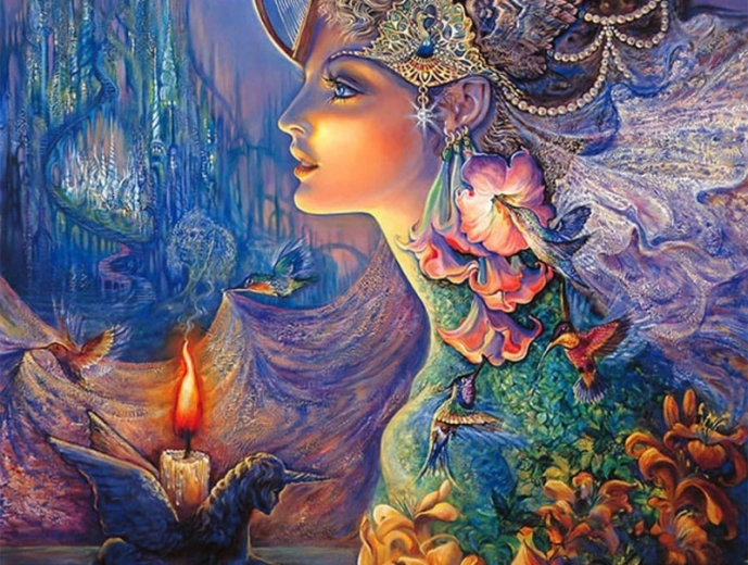 Paint by Numbers - Hummingbird Queen