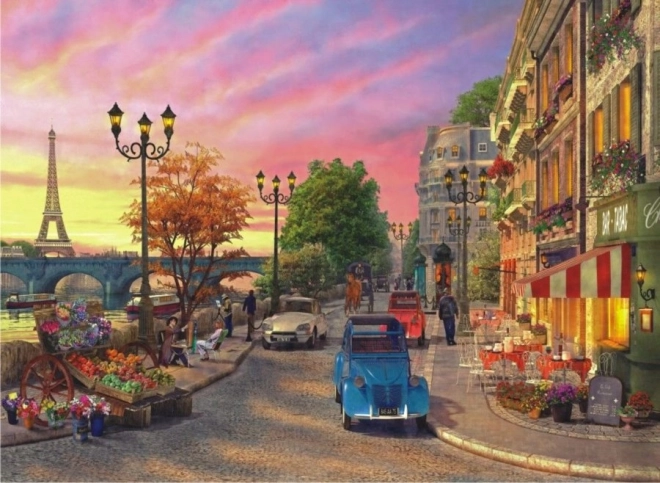 Puzzle Sunset Over the Seine 1000 Pieces
