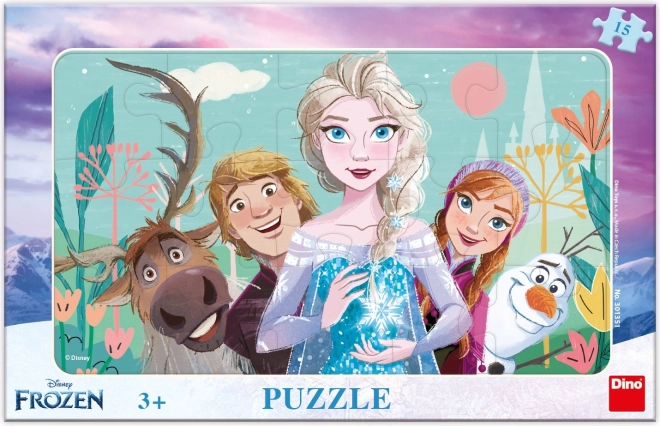 Пъзел Frozen: Семеен 15 части