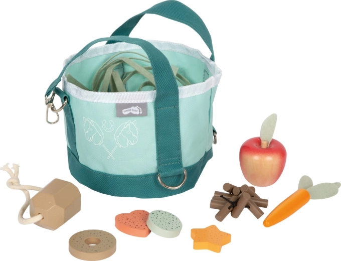 Small foot Horse Feeding Set with Bag