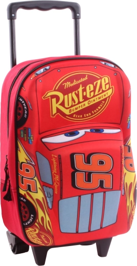 Детска 3D раница на колелца Disney Pixar Cars Piston Cup 38 см