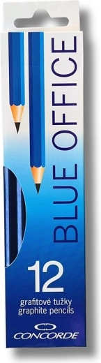 Графитни моливи CONCORDE Blue Office 2B, 12 бр.