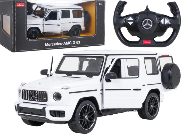 Rastar remote-controlled Mercedes-AMG G 63 car 1:14 – White