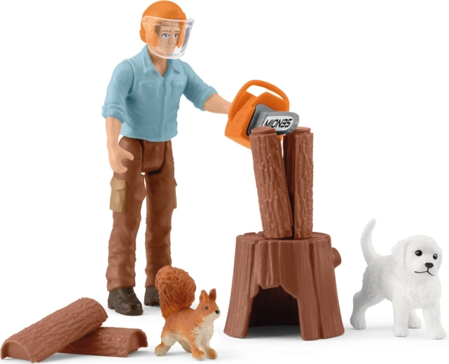 Лесничей – игрален комплект SCHLEICH Pocket Set