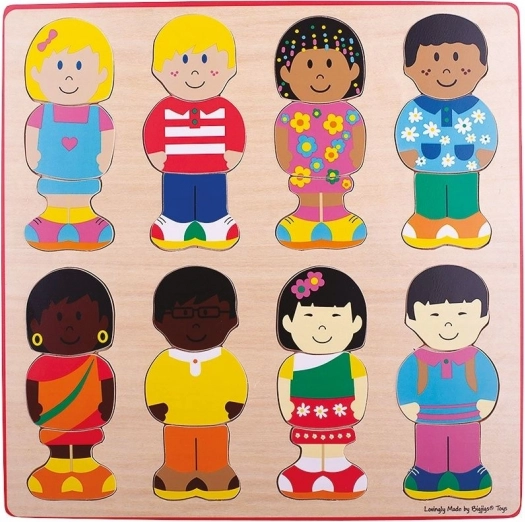 Insert Puzzle Friends Bigjigs Toys