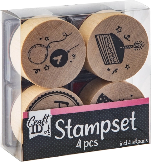 Quality wooden stamps with clean detail