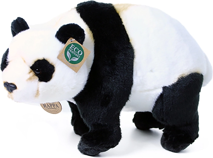 Soft plush panda for cuddling and for the crib