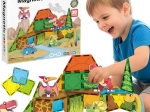 Woopie Magnetic Dinosaur Building Set, 30 Pieces