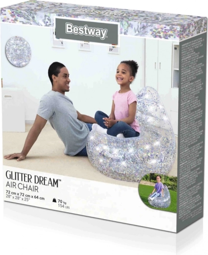 Уникален дизайн с брокат