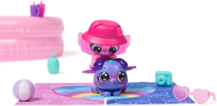 Две сладки Puppadees, които могат да се подреждат една върху друга