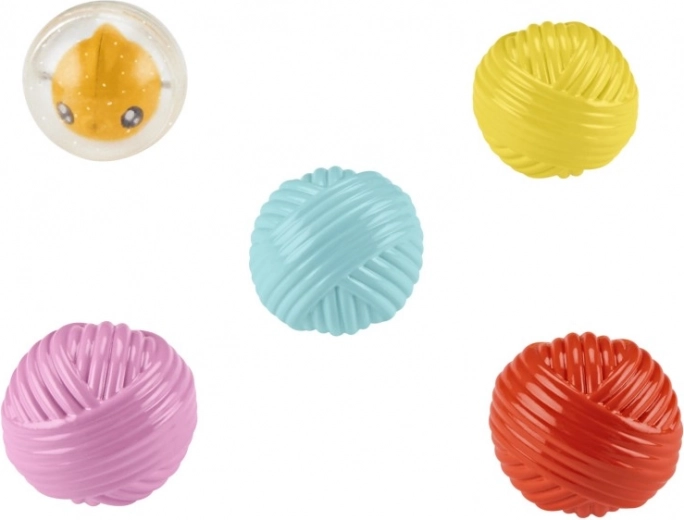 Цветни топчета и дрънкаща рибка