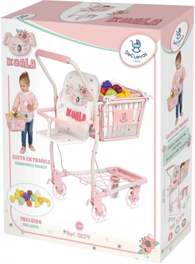 2 в 1: подвижна количка и ръчна кошница