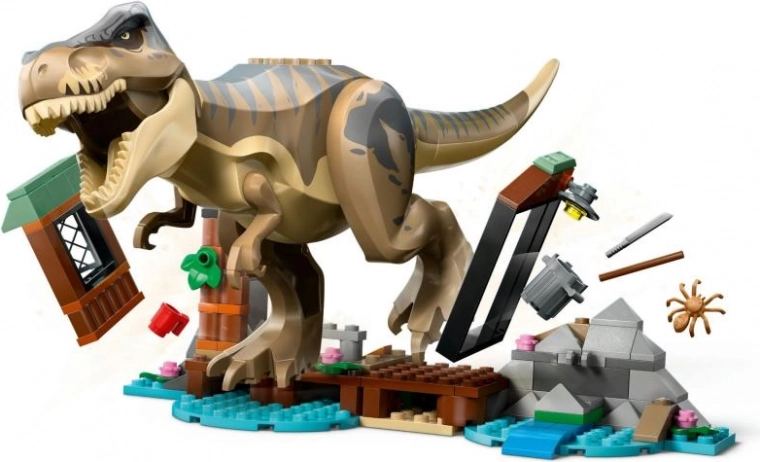 Подвижен T-rex за екшън игра