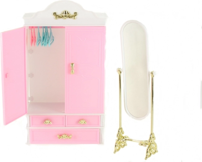 Елегантно огледало на стойка