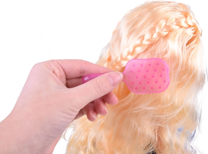 Дълга руса коса за сресване