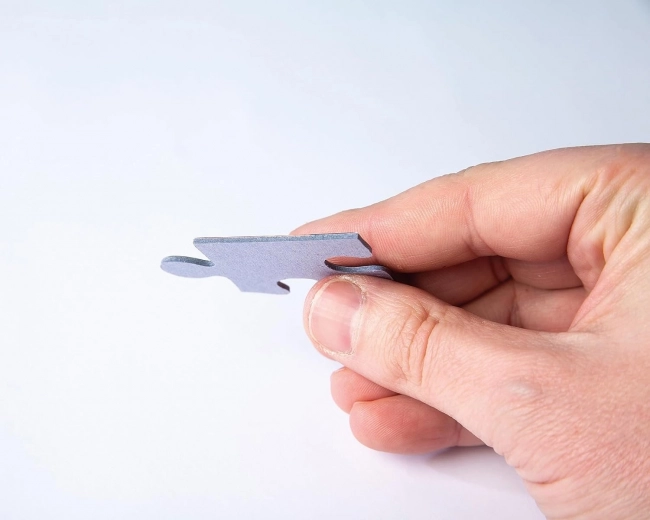Precise pieces for easy connecting