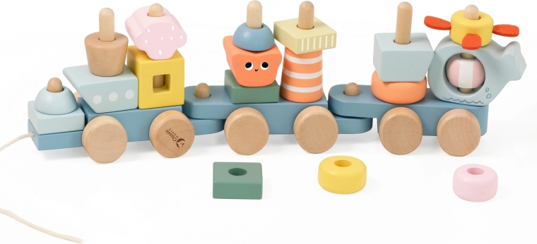 Монтесори подреждане на форми и цветове