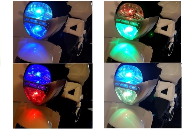 LED фар с много цветове