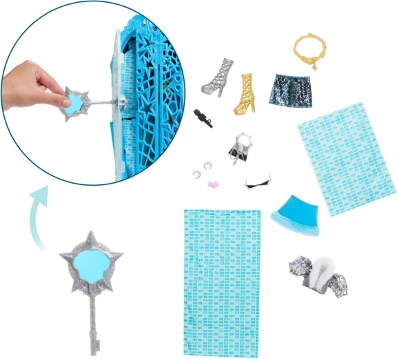 Вълшебен ключ с лупа за разкриване на тайни