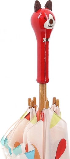 Удобна дървена дръжка във формата на животно