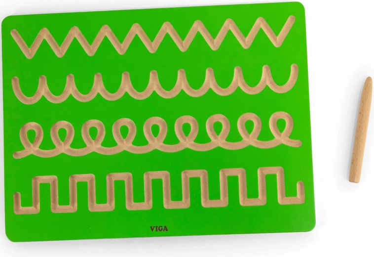 Фино фрезовани каналчета за сигурно водене на ръката