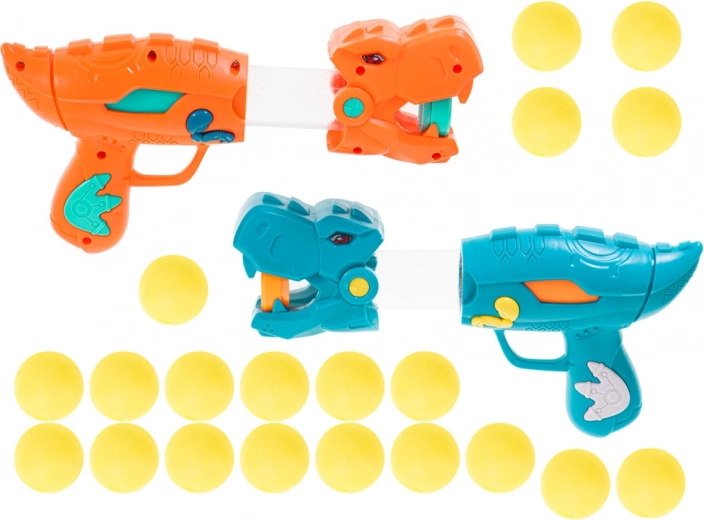 Включва два интерактивни пистолета