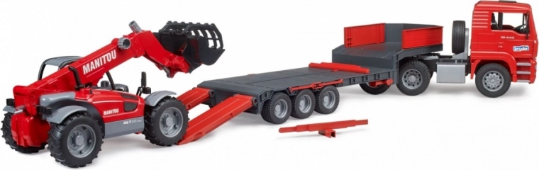 телескопичен товарач Manitou с аксесоари