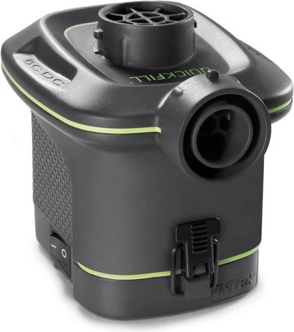 Бързо напомпване с батерийна помпа