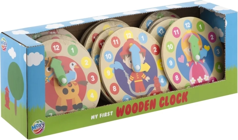 Игриво учене на време с цветен циферблат