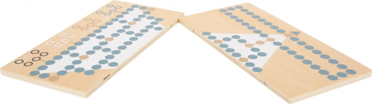 Double-sided board: two strategies in one game