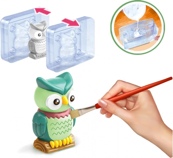 Create your own owl step by step