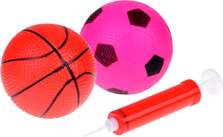 Надуваеми топки и пъстра шайба за разнообразни игри