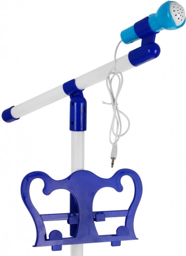 Microphone and stool for a complete set