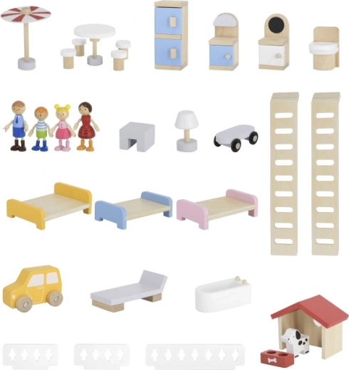 Пълен комплект мебели и фигурки