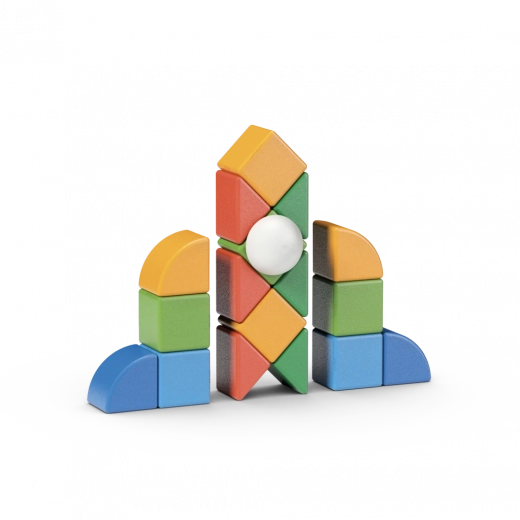 Магнитни елементи, които се държат заедно