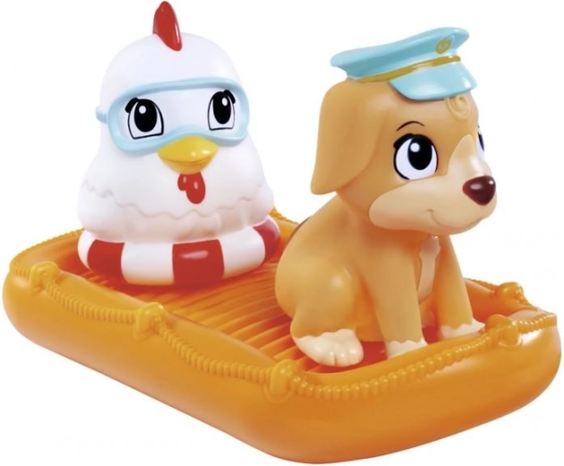 Floating boat for bathtub fun